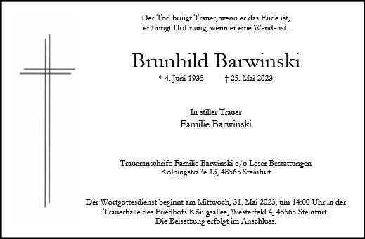 Brunhild Barwinski