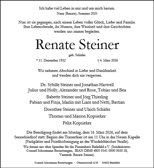 Renate Steiner