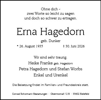 Erna Hagedorn