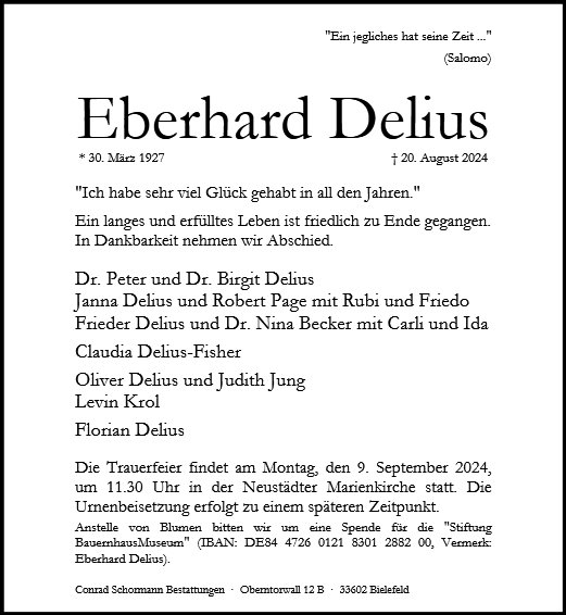 Eberhard Delius