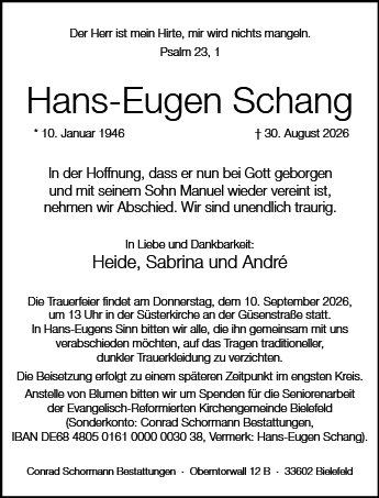 Hans Eugen Schang