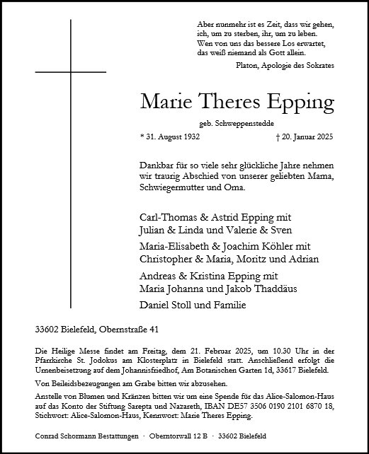 Maria Theresia Epping