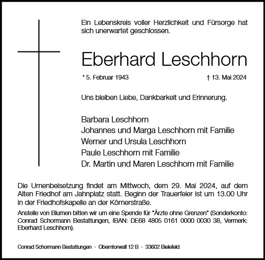 Eberhard Leschhorn