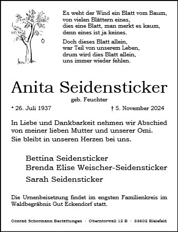 Anita Seidensticker