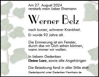 Werner Belz