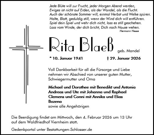 Rita Blaeß