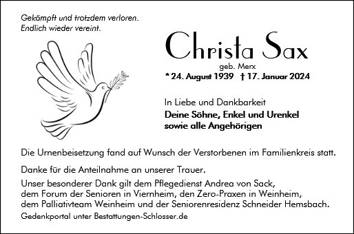 Christa Sax