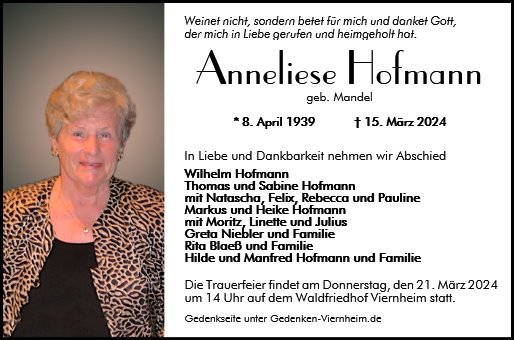 Anneliese Hofmann