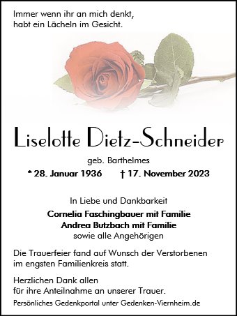 Liselotte Dietz-Schneider