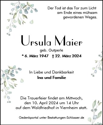 Ursula Maier
