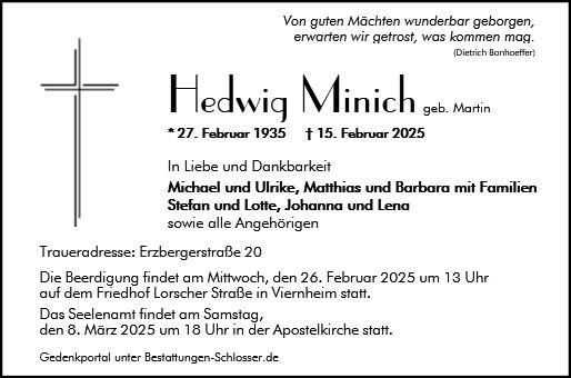 Hedwig Minich