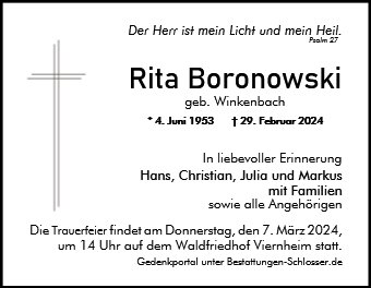 Rita Boronowski