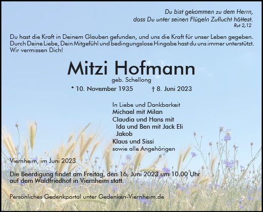 Mitzi Hofmann