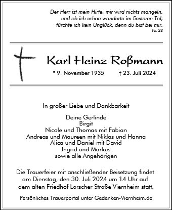 Karl Heinz Roßmann