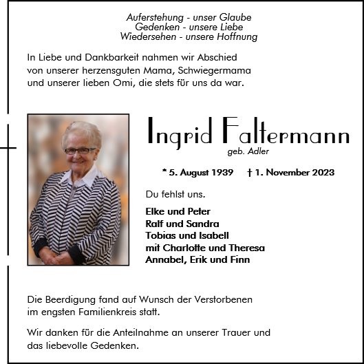 Ingrid Faltermann