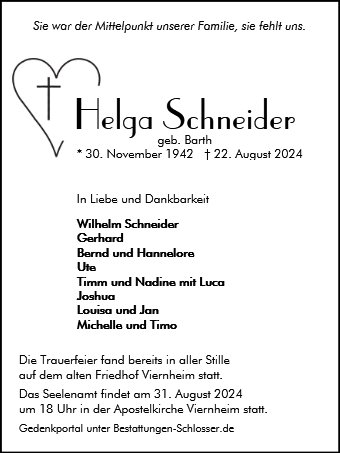 Helga Schneider