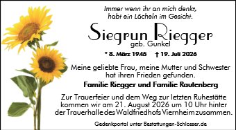 Siegrun Riegger