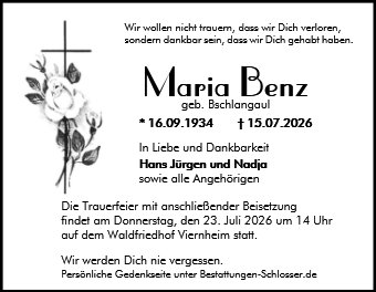Maria Benz