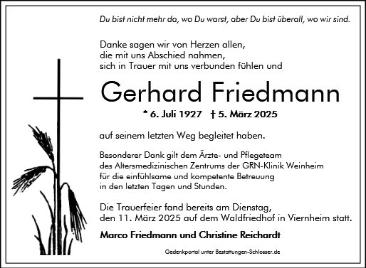 Gerhard Friedmann