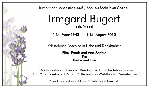 Irmgard Bugert