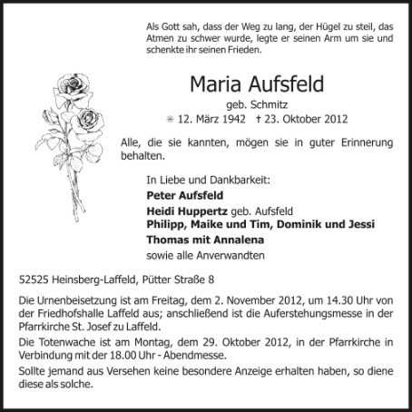 Maria Aufsfeld