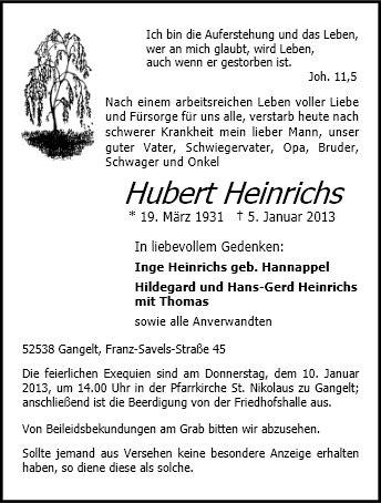Hubert Heinrichs