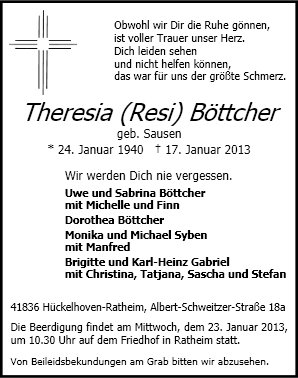 Theresia Böttcher
