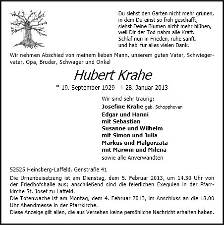 Hubert Krahe