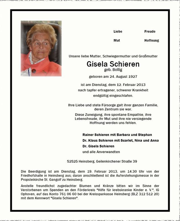 Gisela Schieren