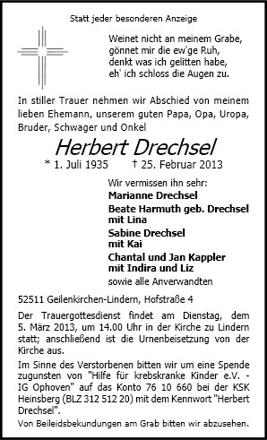 Herbert Drechsel