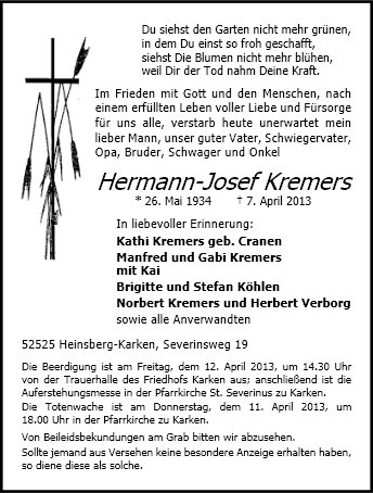 Hermann Josef Kremers