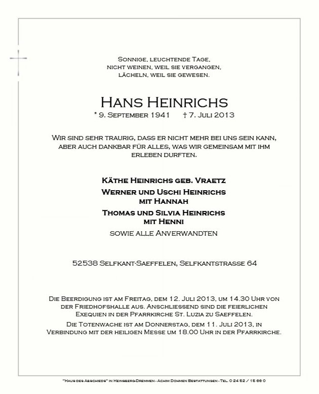 Hans Heinrichs