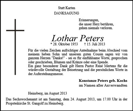 Lothar Peters