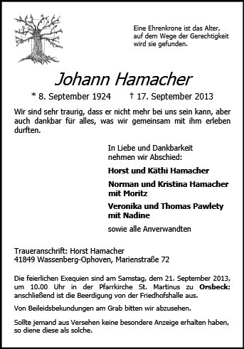 Johann Hamacher