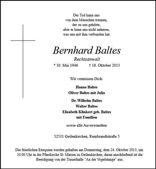 Bernhard Baltes