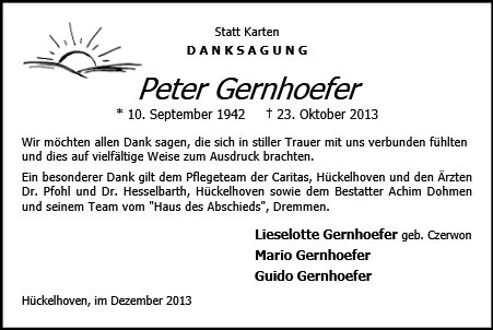 Peter Gernhoefer