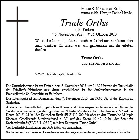 Trude Orths