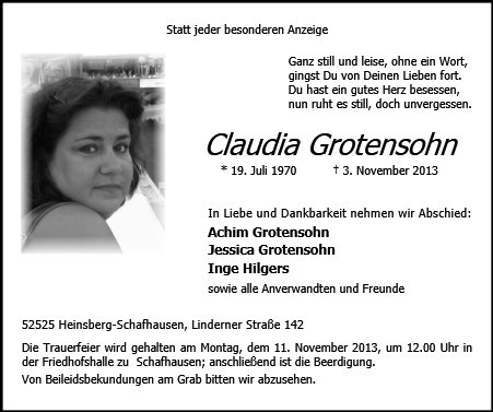 Claudia Grotensohn