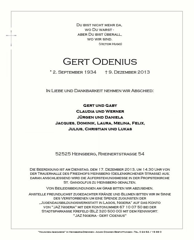 Gert Odenius