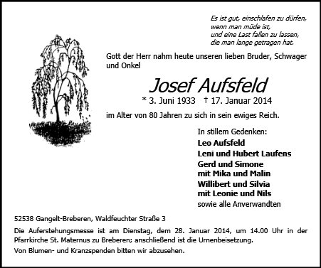Josef Aufsfeld