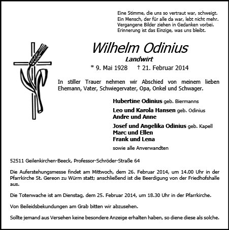 Wilhelm Odinius