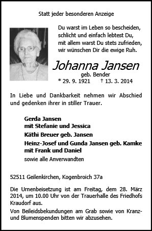 Johanna Jansen