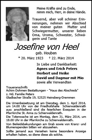 Josefine von Heel