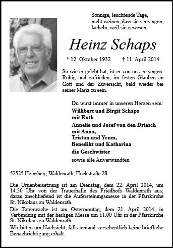 Heinz Schaps