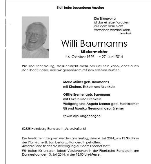 Willi Baumanns