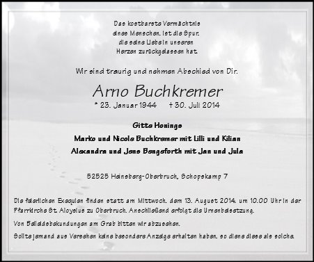 Arno Buchkremer