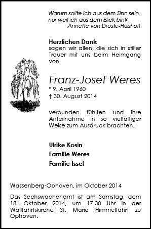 Franz-Josef Weres