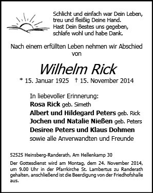 Wilhelm Rick