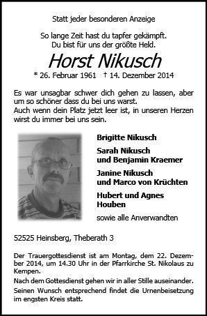 Horst Nikusch
