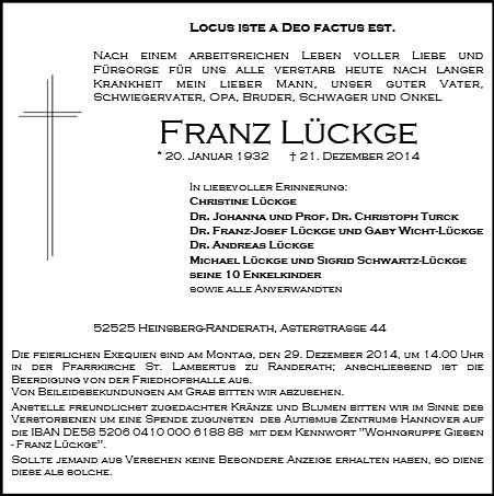 Franz Lückge